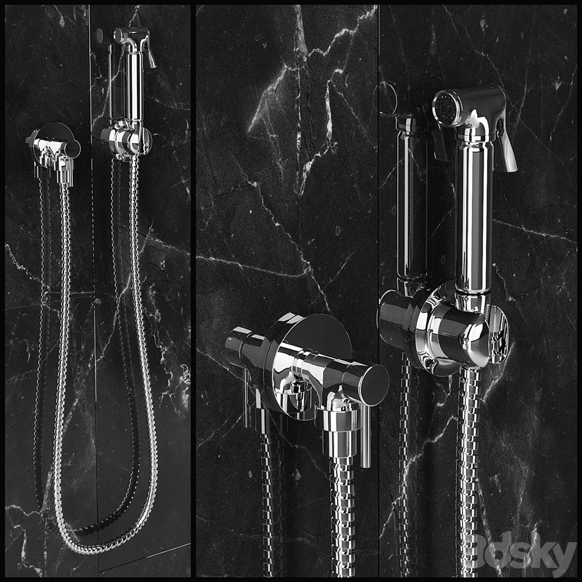 Hygienic shower Daniel Oasis 1000DC