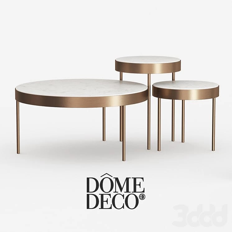 Dome Deco set of coffee tables