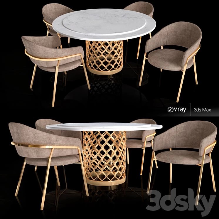 Table with chair