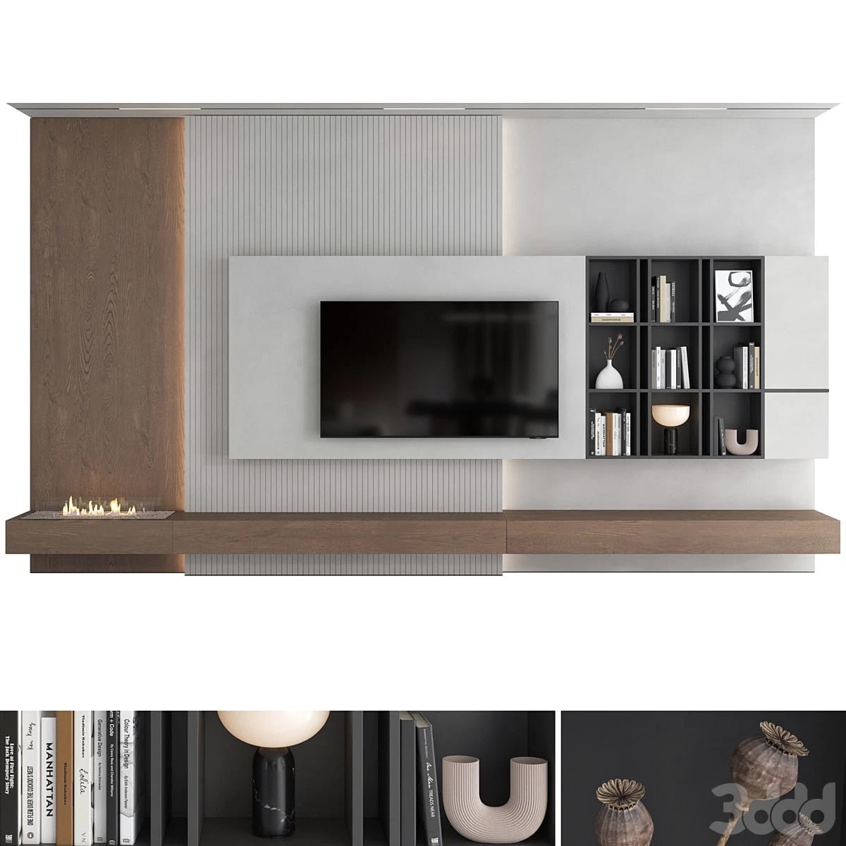 TV wall set 29