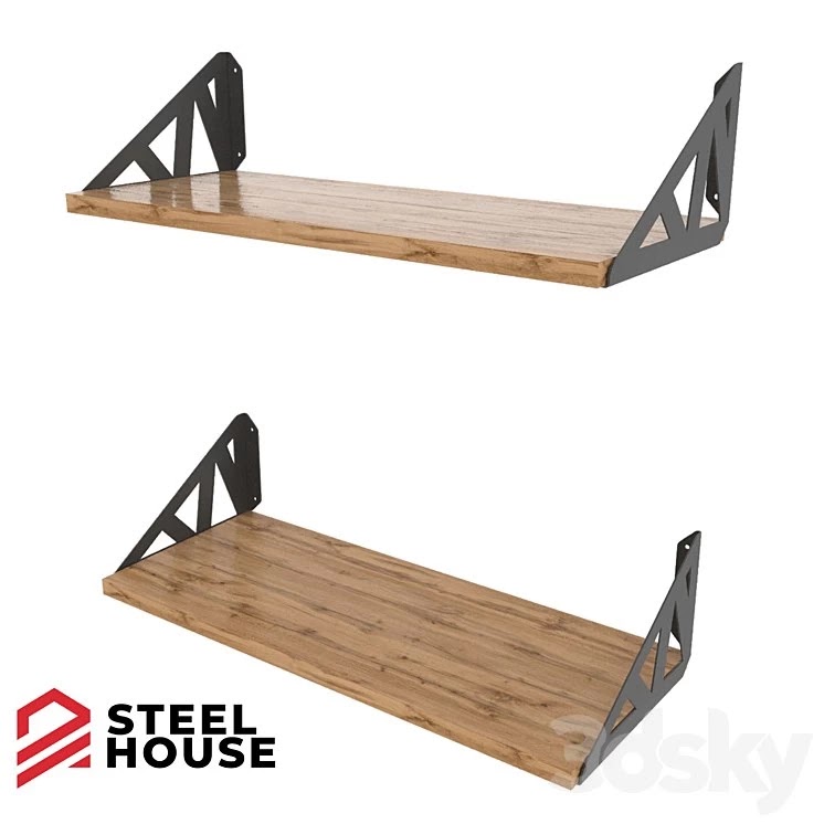 OM Wall shelves Steel House for kitchen and bathroom