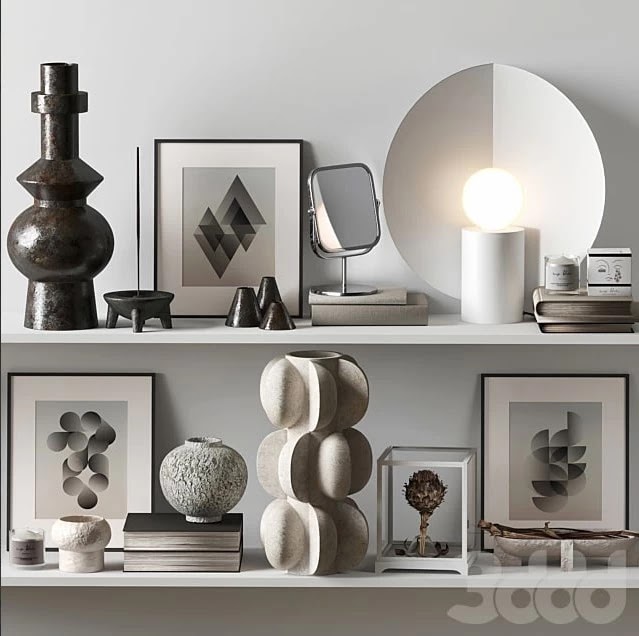 Decorative set with Ceramic 012