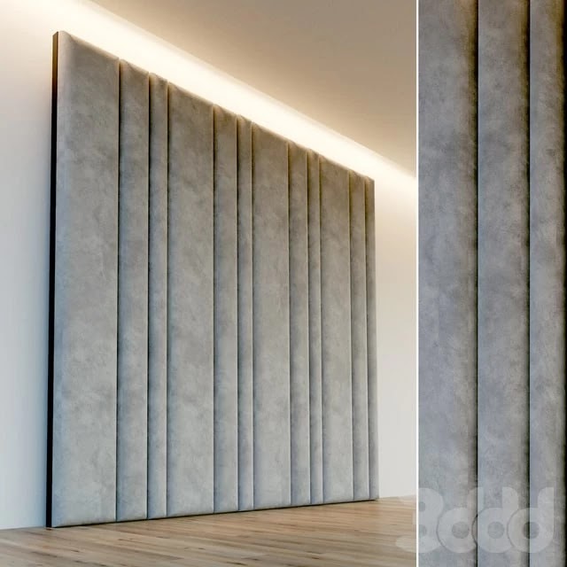 Decorative wall. Soft panel. 53