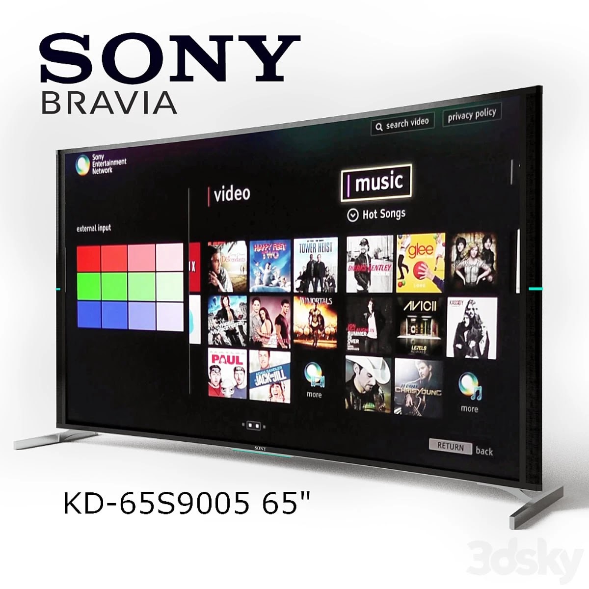 TV Sony Bravia KD-65S9005B 65 "