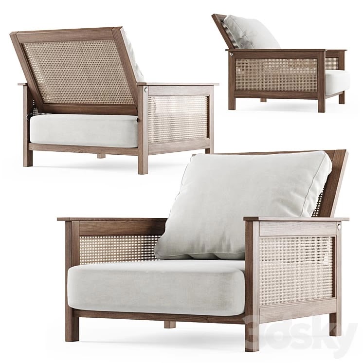 Wooden garden chair