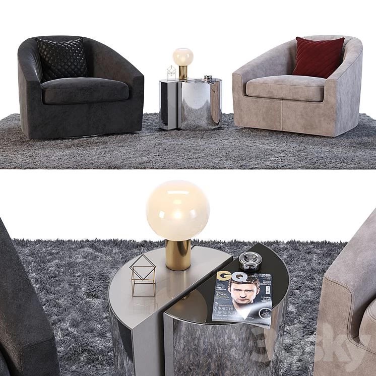 Armchairs minotti quinn
