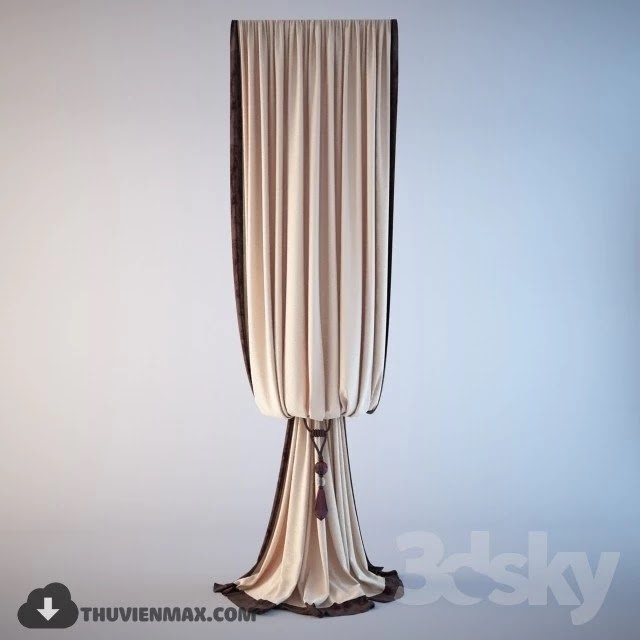 Classic curtain with suspension