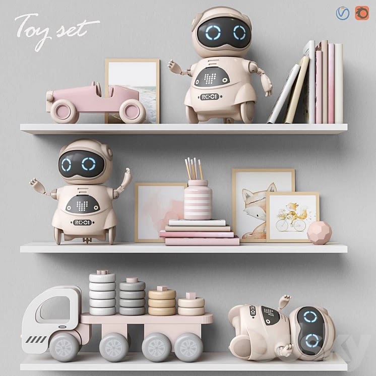 Toys and furniture set 61