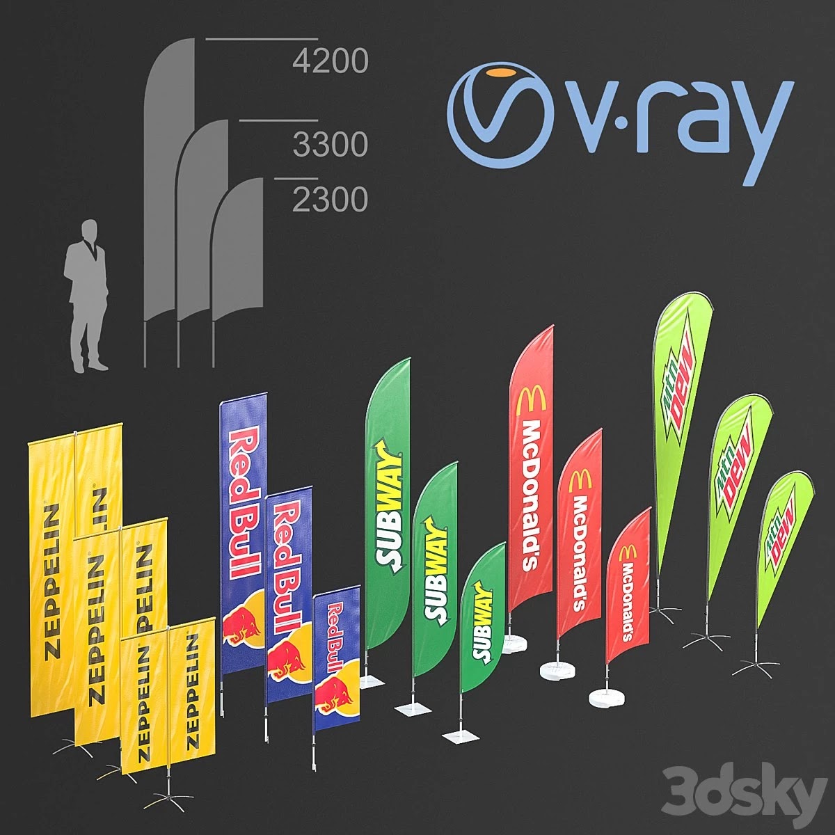 Advertising flags