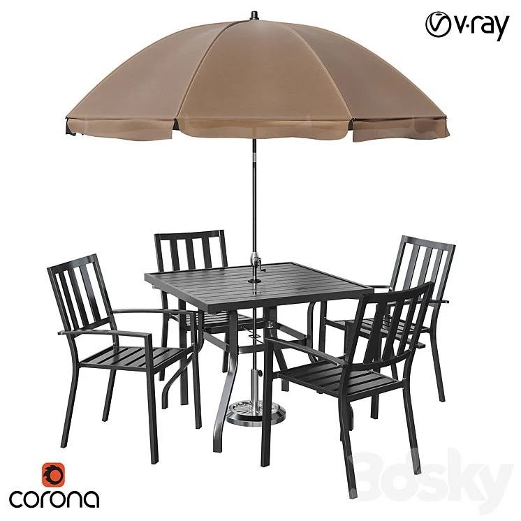 Castanon Rectangular Dining Set