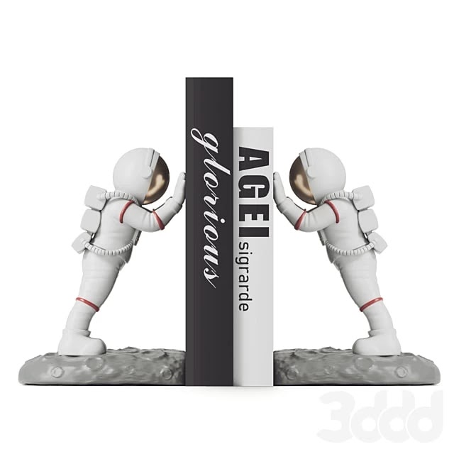 Astronaut Bookends