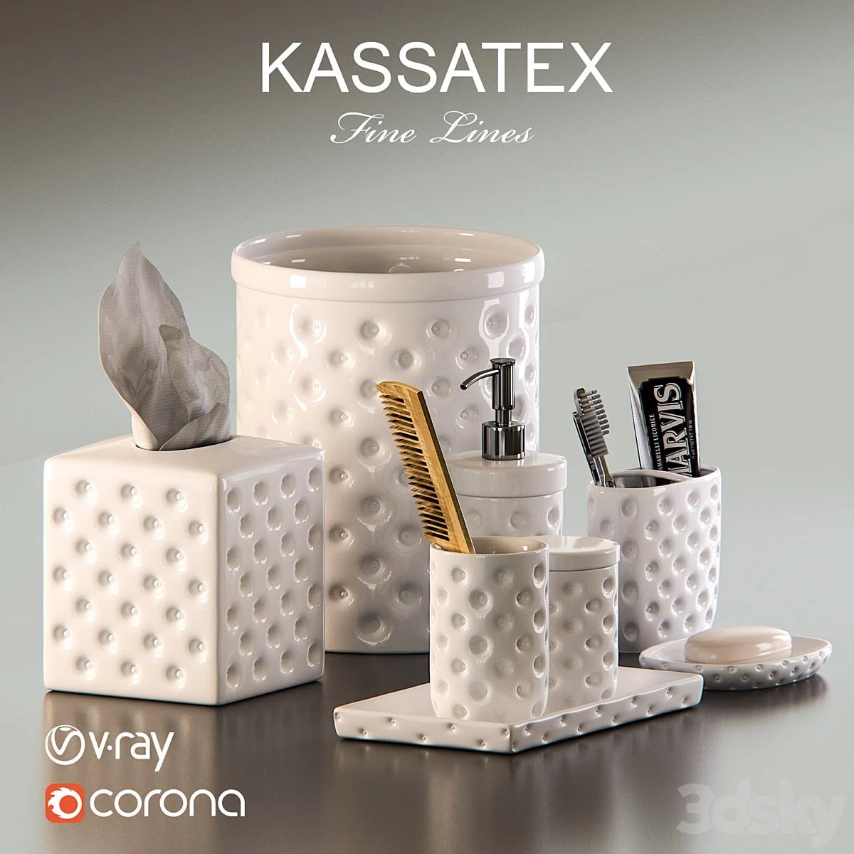Kassatex Home - Savoy Accessories