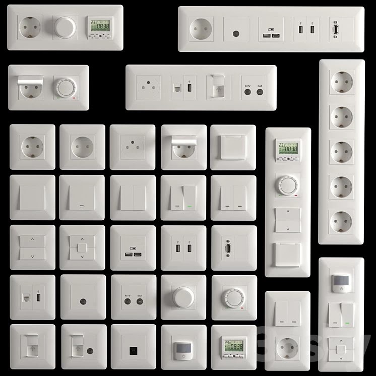 UNICA NEW Schneider Electric socket set schneider -sat -c