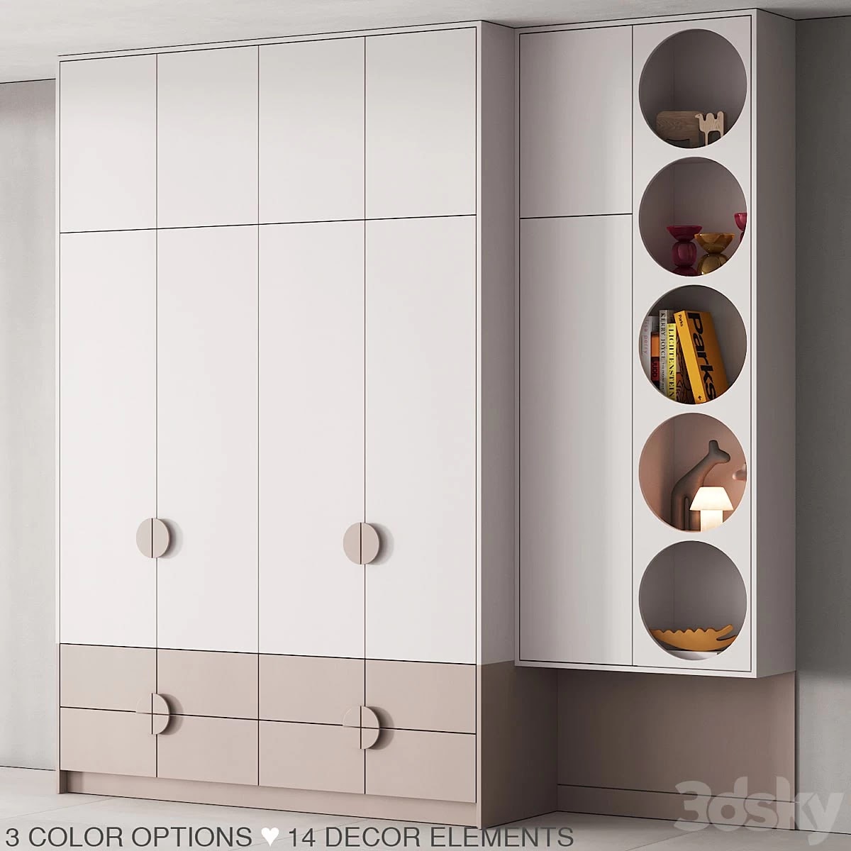 199 furniture for children 01 rack with round holes 01