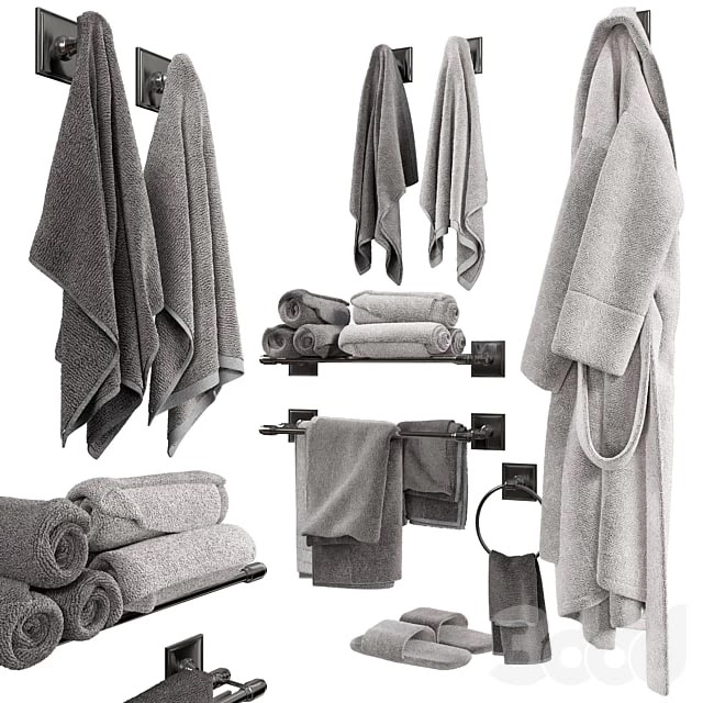 Set for bathroom and bathroom