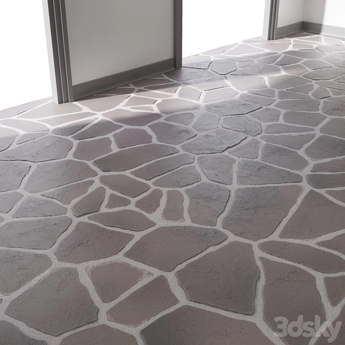 Floor Stone 02 | PBR | 4K | PNG | Seamless