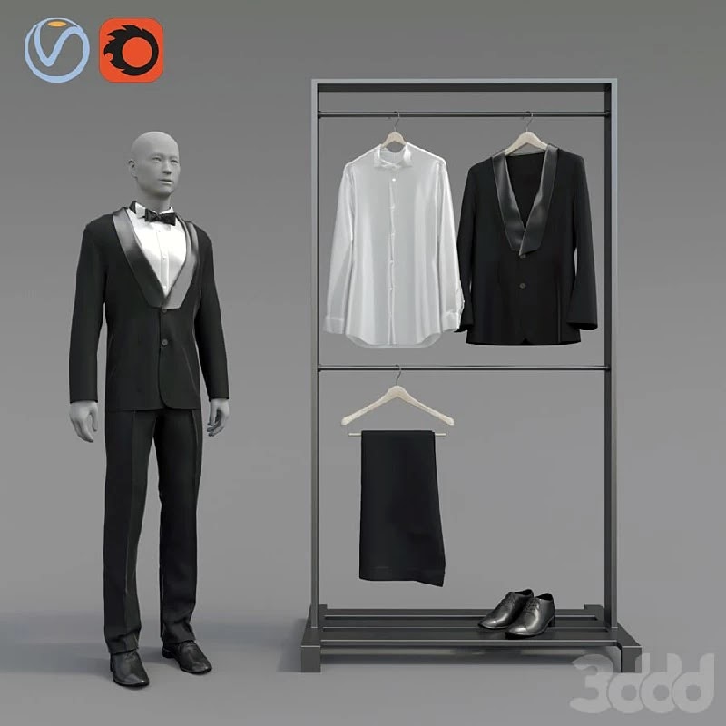 Classic male tuxedo