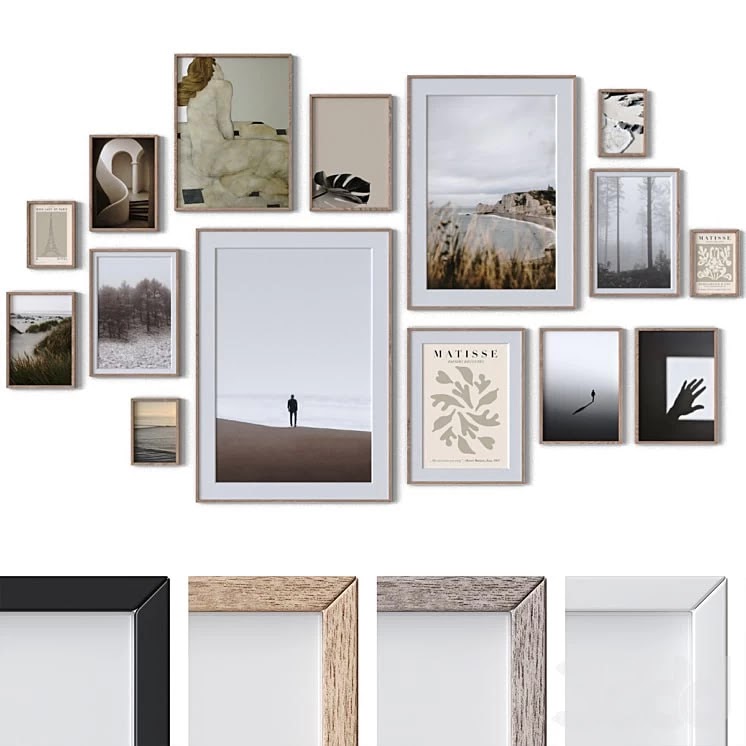 Set of 15 wall paintings 2324