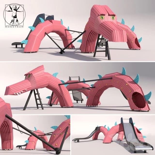 Children's play complex Dragon