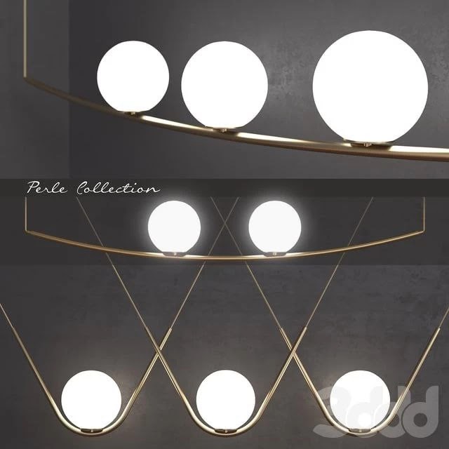 A set of lamps by Larose Guyon_ collection PERLE (for refilling)