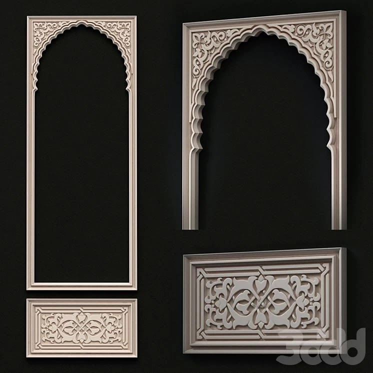 Arch in the Andalusian style