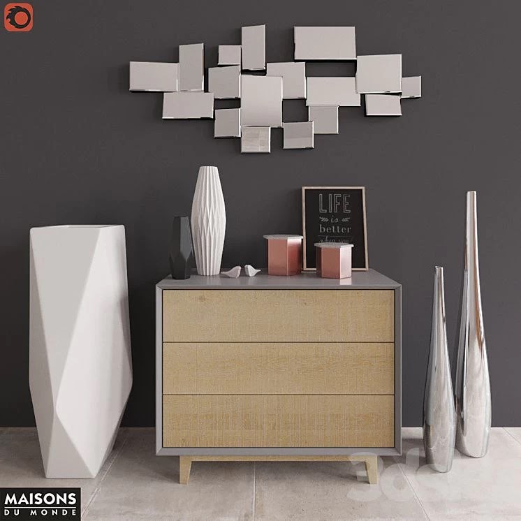 Sommode with decor Maisons du Monde