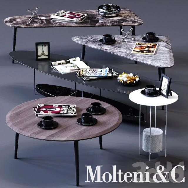 Molteni&C Coffee Tables Set 02