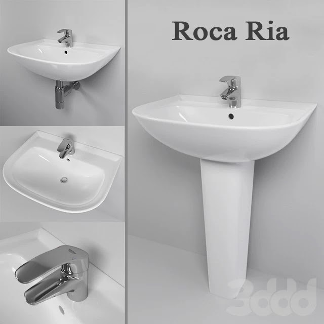Sink Roca Ria, mixer Grohe Eurosmart