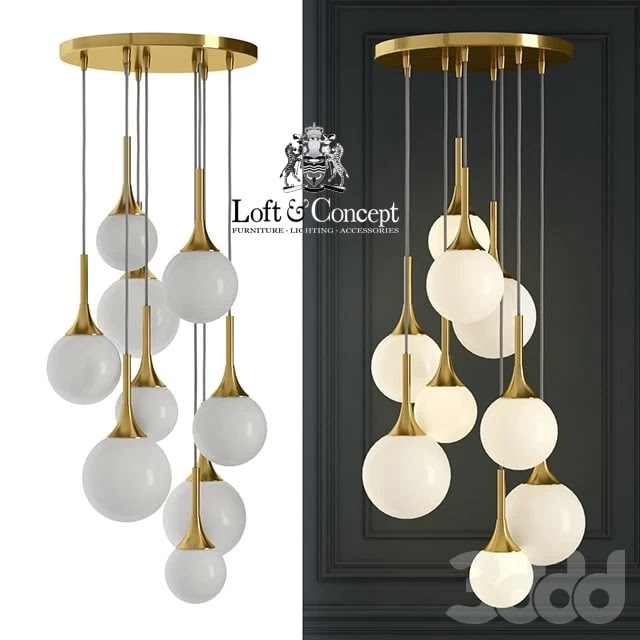 Hanging lamp Restoration Hardware Whitney Chandelier
