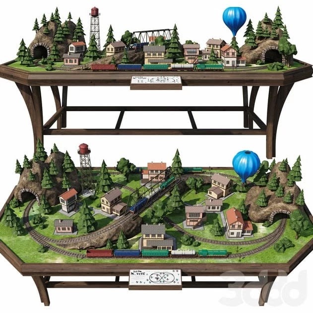 Model railroad