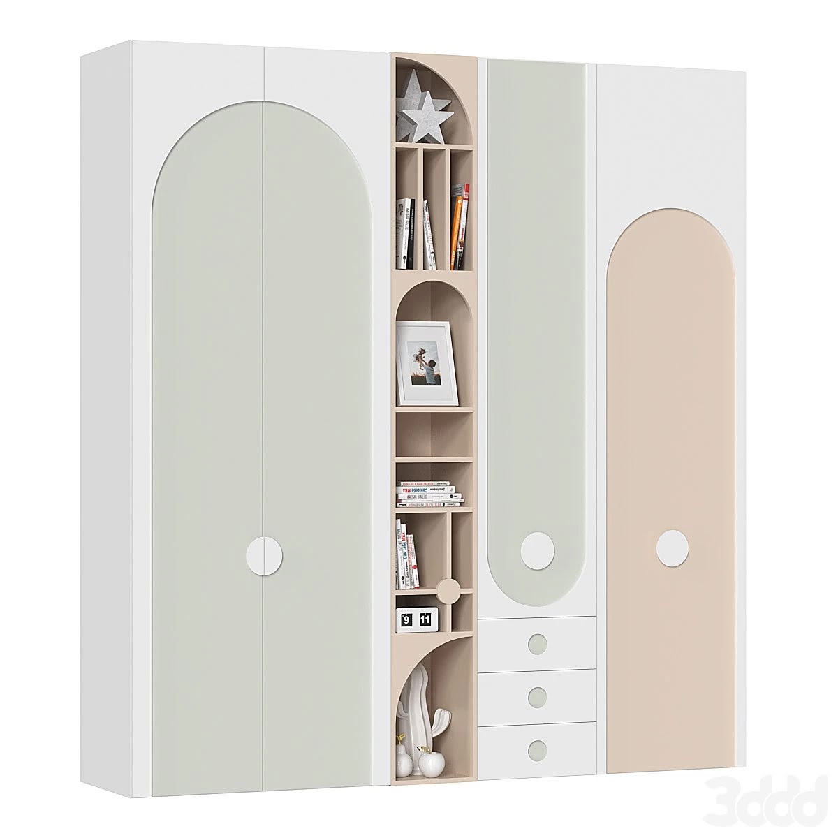 Cabinets with shelves 069