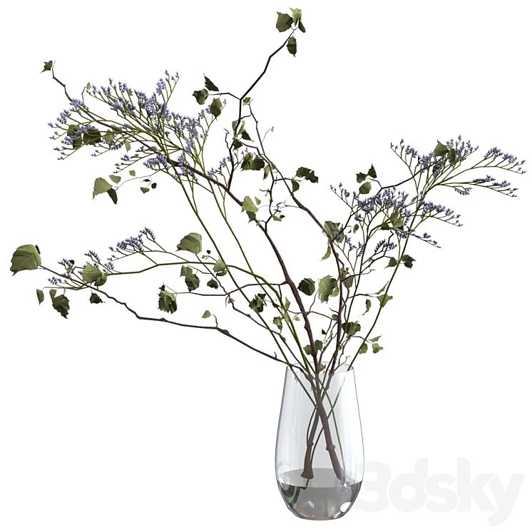 Bouquet of branches and flowers