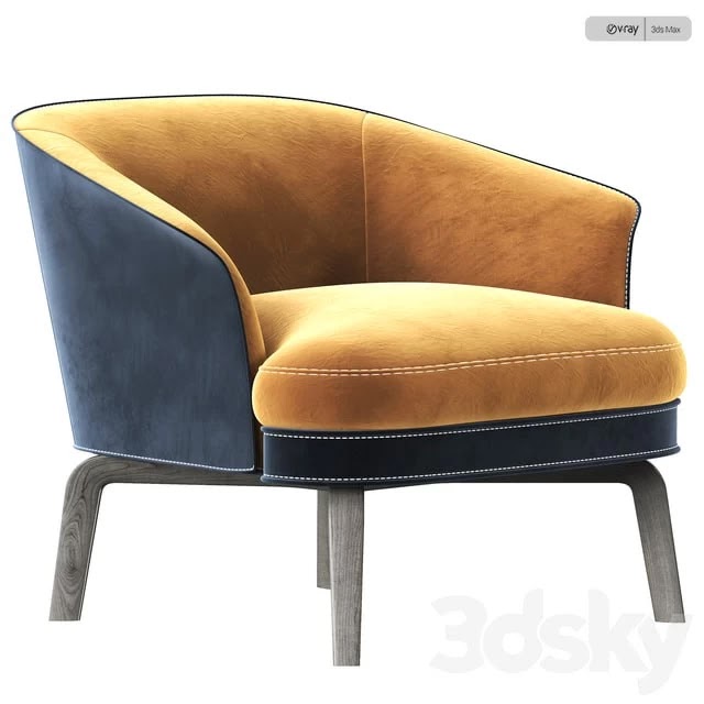 Poltrona Frau Nivola chair