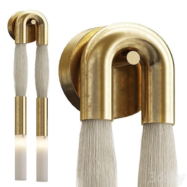 Apparatus Horsehair Wall Lamp