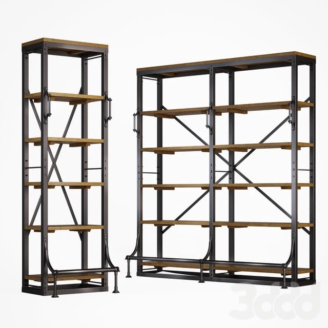 Shelving C5 / 600 and C5 / 1800 Arkhangelsk Loft Builder