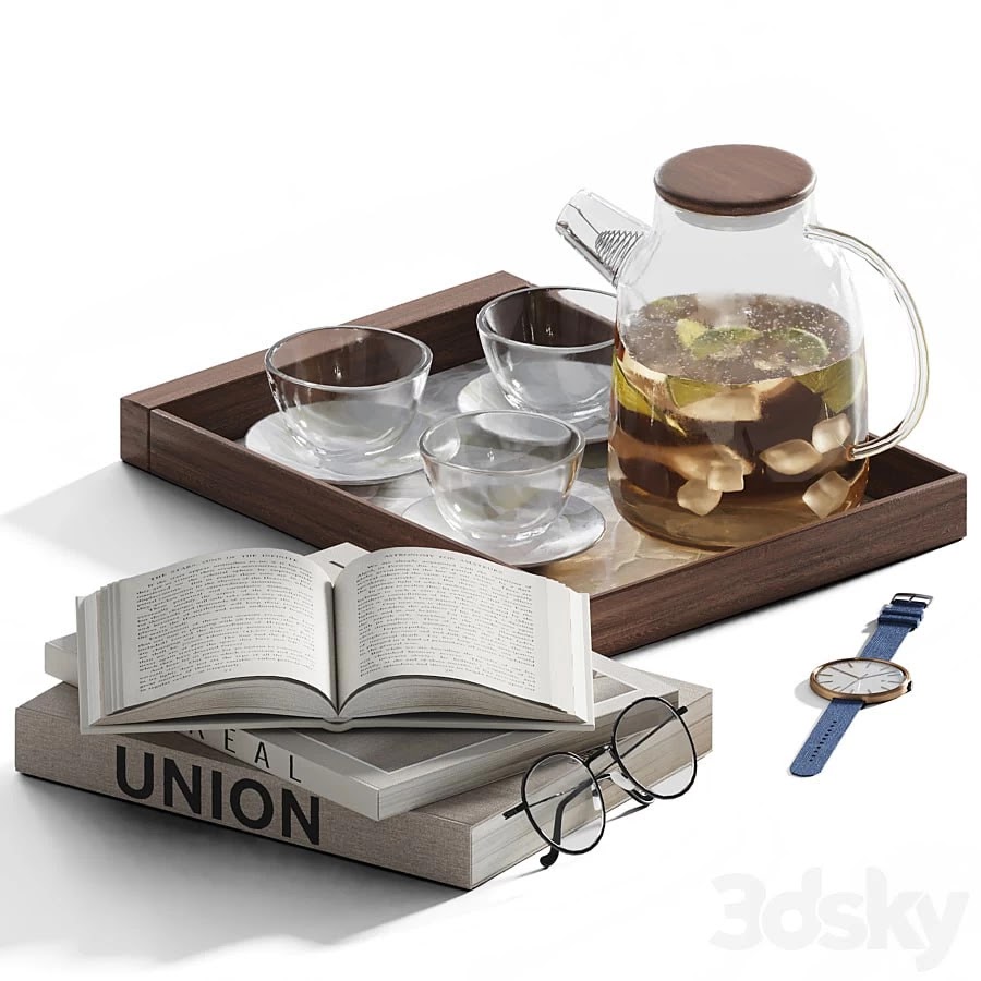 Decorative set for a coffee table 5