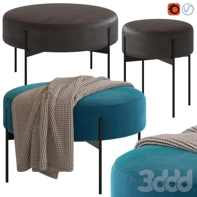 Coco Republic Lido Ottoman
