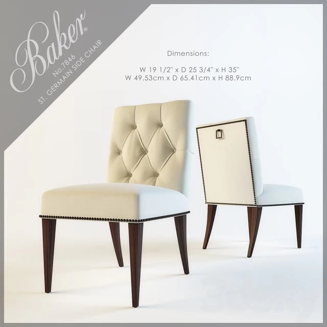BAKER ST. GERMAIN SIDE CHAIR