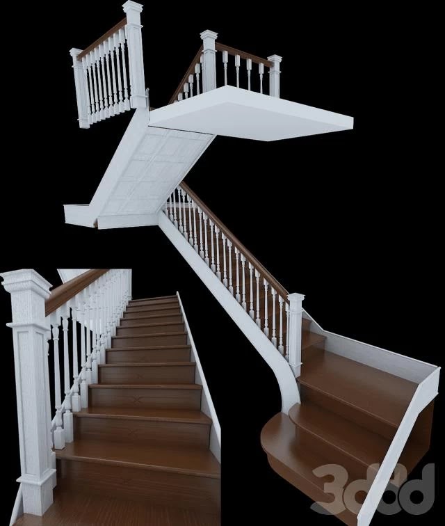 Stairs made of wood