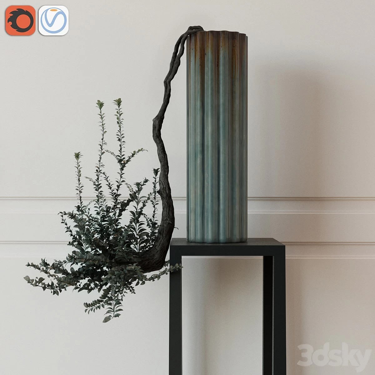 Plant in a vase