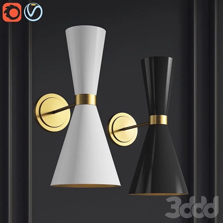 Sconce Delightfull Cairo Bra Wall Light