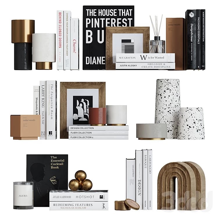 Decor shelf set 15