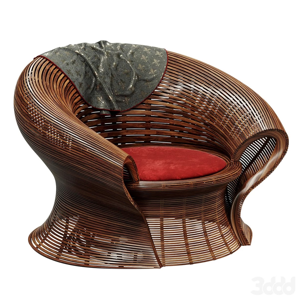 Steam 23 Walnut Steam bent Chair by Bae Se Hwa