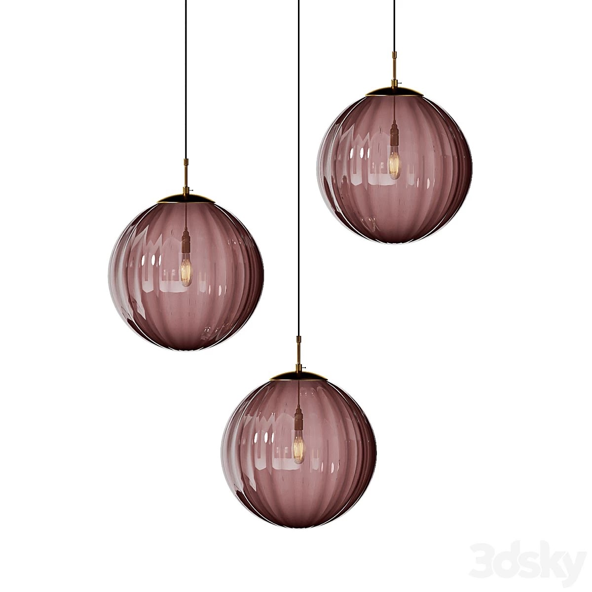 Nordic Colorful Glass Globe Pendant Lights ASKA