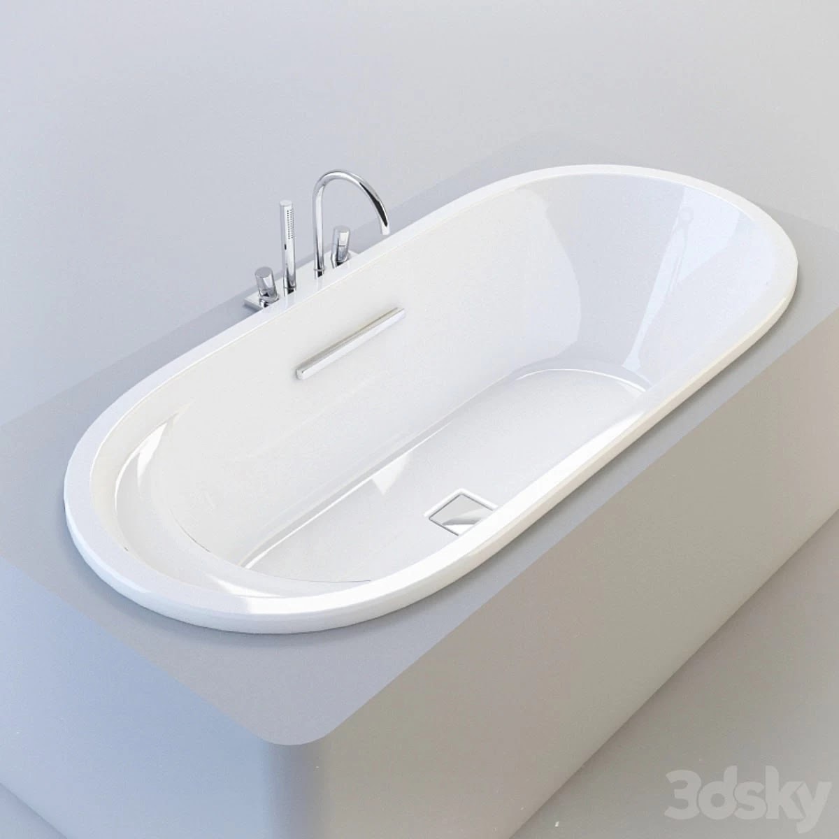 Jacob Delafon LOVEE bath recessed