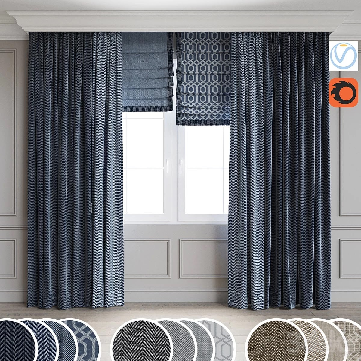 Modern style curtains 7