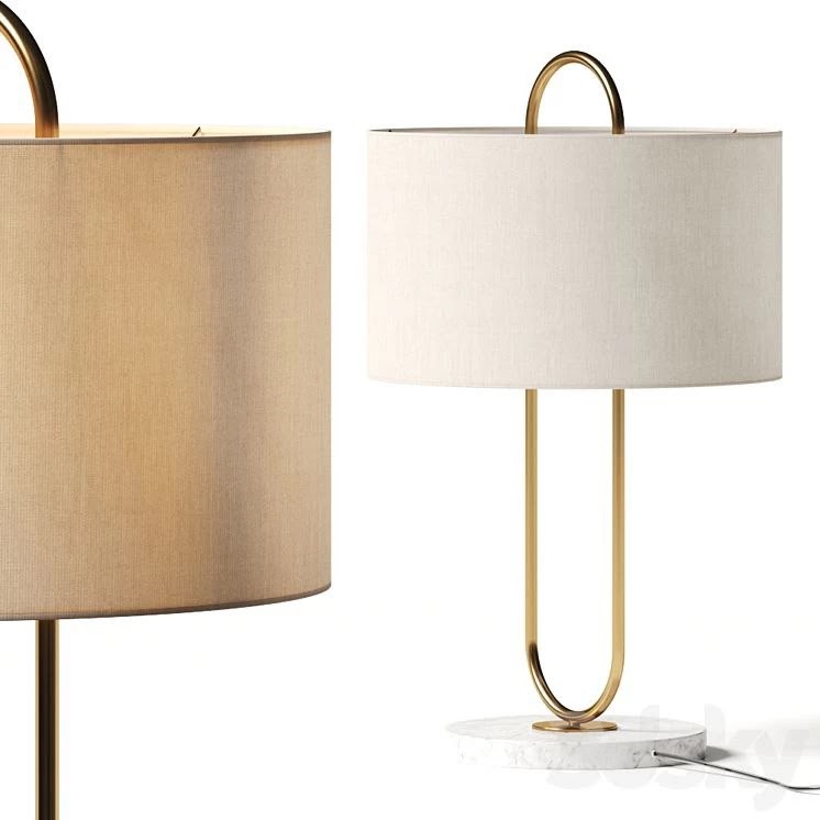 CB2 Warner / Dantone Home Mateo Table Lamps
