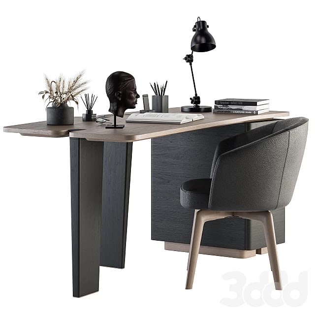 Minotti Jacob Writing Desk - Office Set 156