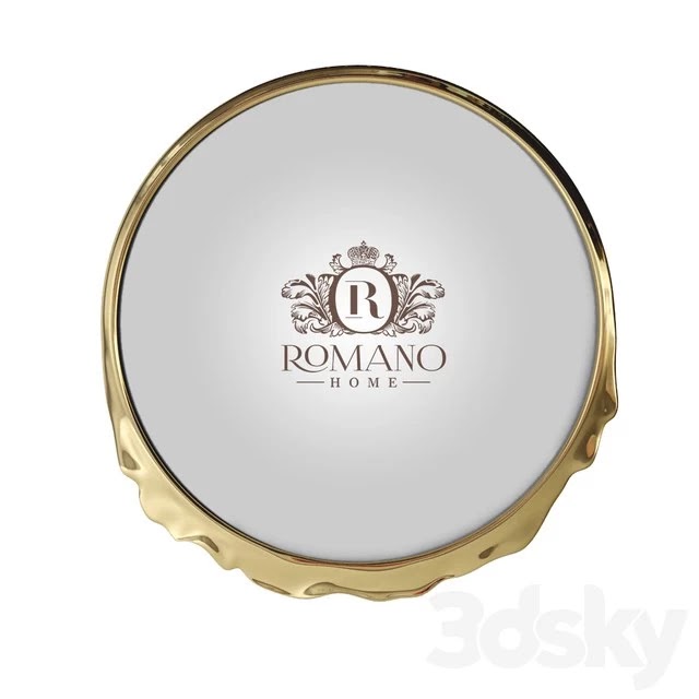 (OM) Titania Circle Mini and Titania Circle Grand Romano Home Mirror