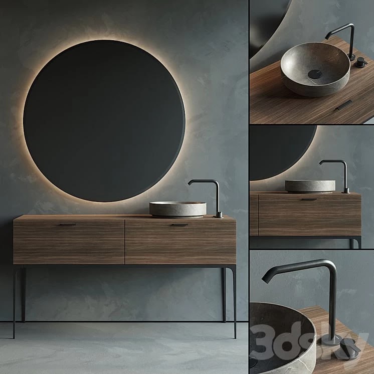 Inbani Grate 03 Vanity Unit Set 2